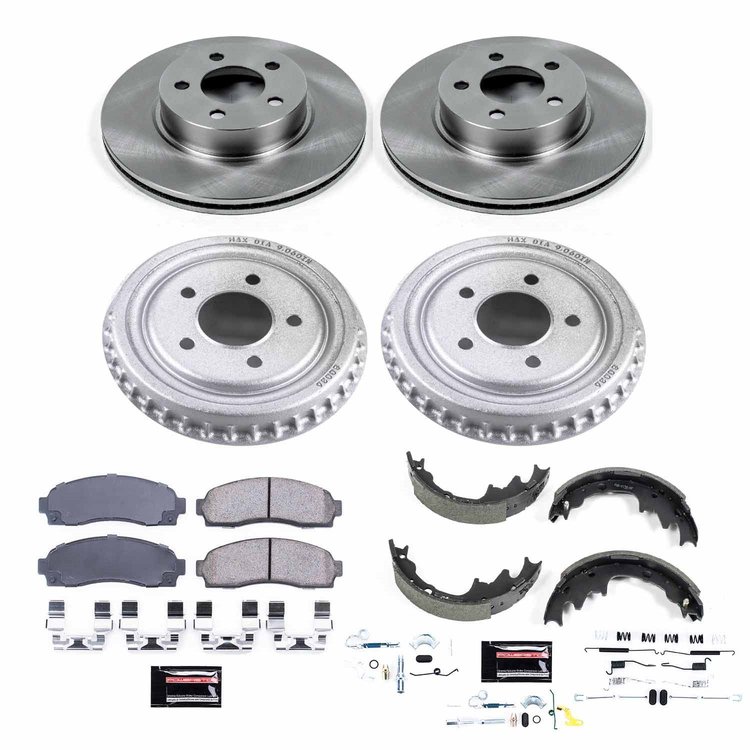 Autospecialty OE Stock Replacement 1-Click Daily Driver Brake Kit