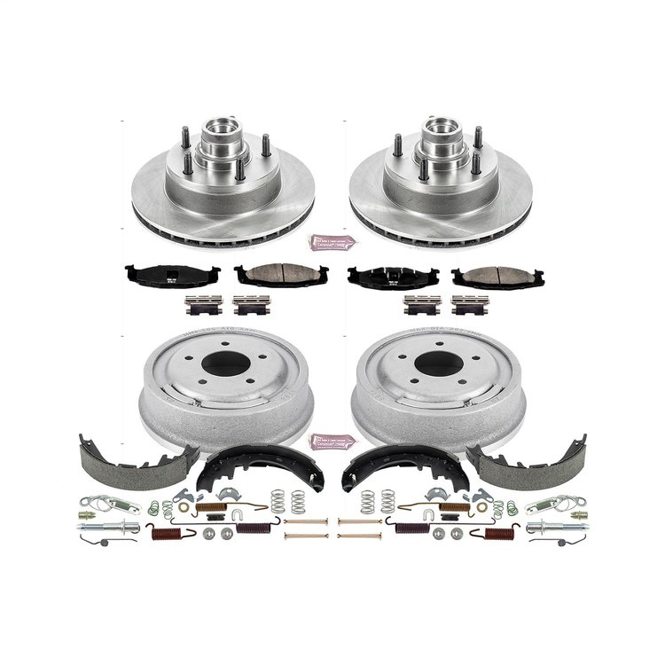 Autospecialty OE Stock Replacement 1-Click Daily Driver Brake Kit
