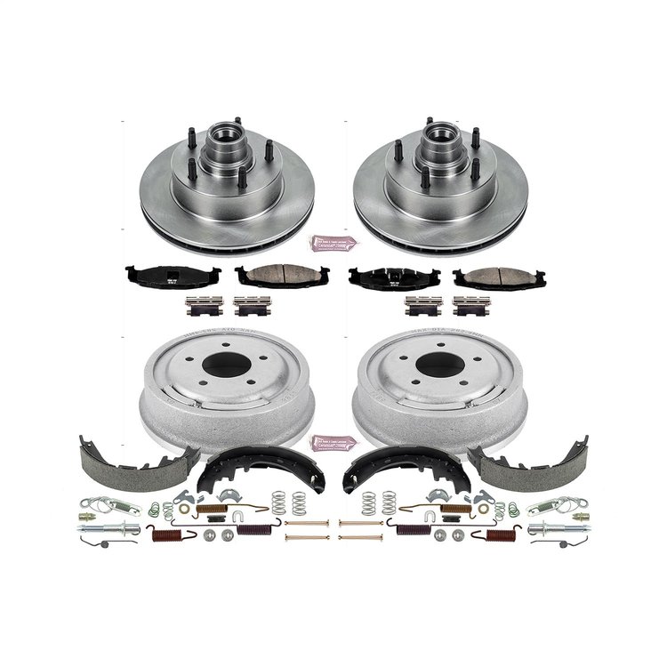 Autospecialty OE Stock Replacement 1-Click Daily Driver Brake Kit