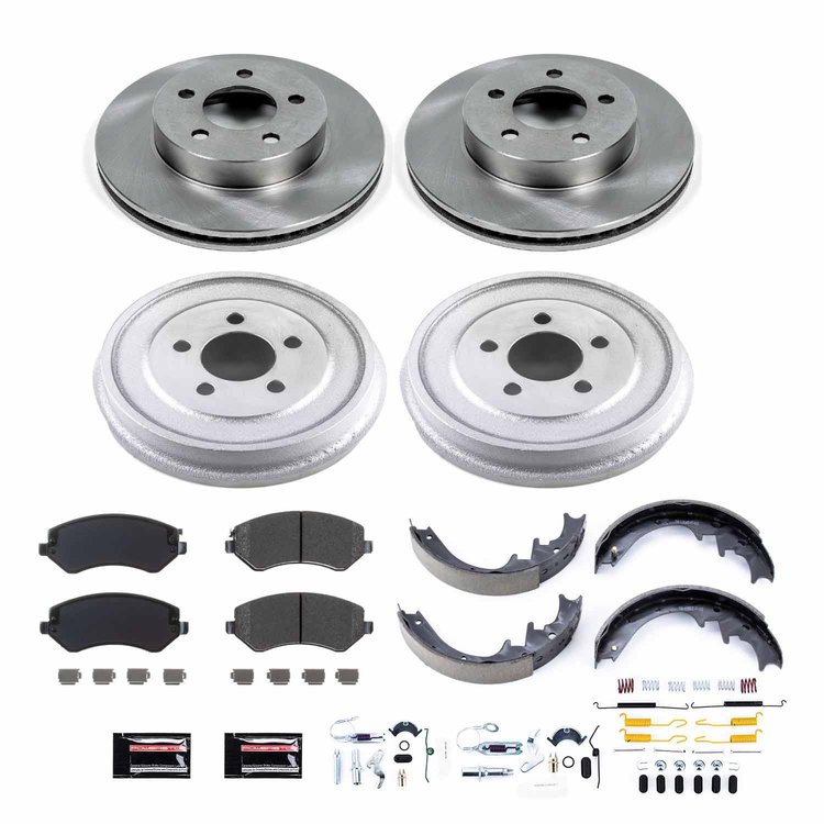 Autospecialty OE Stock Replacement 1-Click Daily Driver Brake Kit