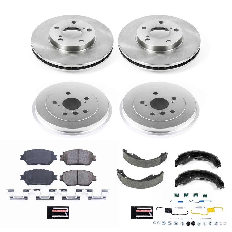 Autospecialty OE Stock Replacement 1-Click Daily Driver Brake Kit