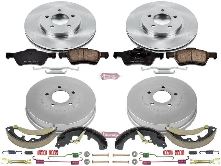 Autospecialty OE Stock Replacement 1-Click Daily Driver Brake Kit