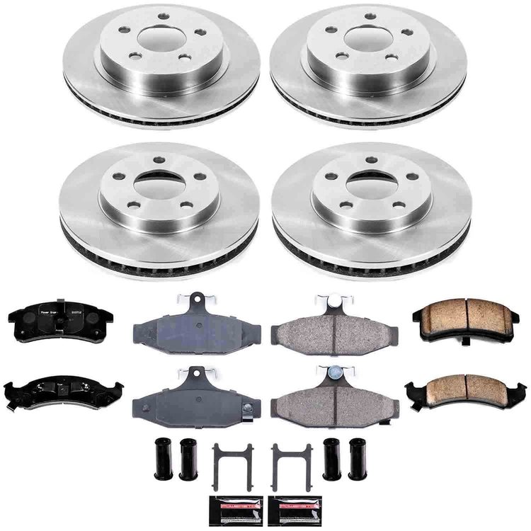 Autospecialty By Power Stop 1-Click Daily Driver Brake Kits
