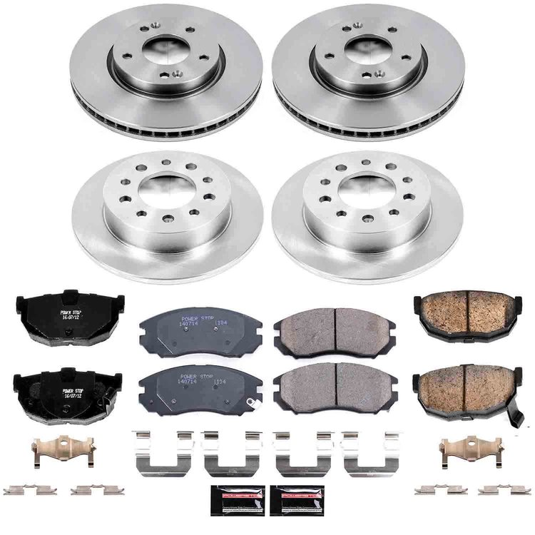Autospecialty By Power Stop 1-Click Daily Driver Brake Kits