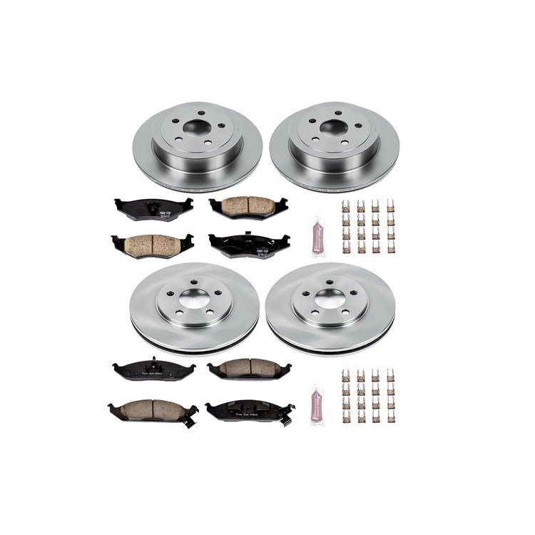 Autospecialty By Power Stop 1-Click Daily Driver Brake Kits