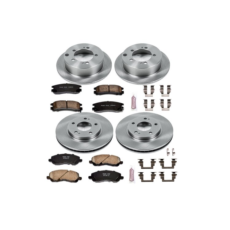 Autospecialty By Power Stop 1-Click Daily Driver Brake Kits