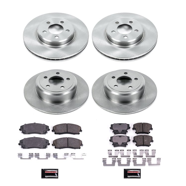 Autospecialty OE Stock Replacement 1-Click Daily Driver Brake Kit