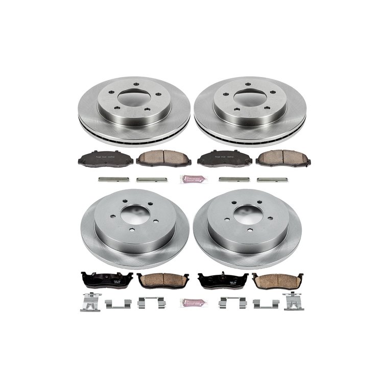Autospecialty By Power Stop 1-Click Daily Driver Brake Kits