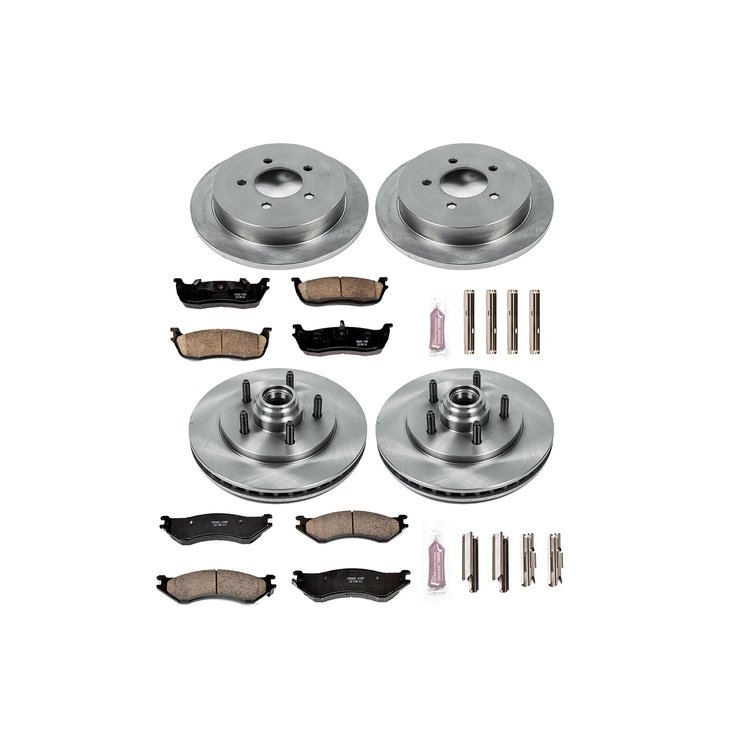 Autospecialty By Power Stop 1-Click Daily Driver Brake Kits