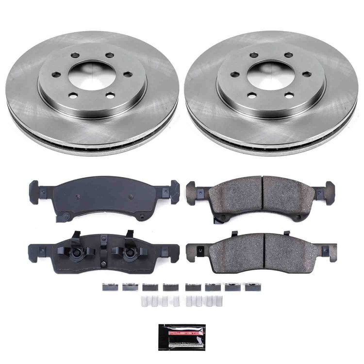 Autospecialty OE Stock Replacement 1-Click Daily Driver Brake Kit