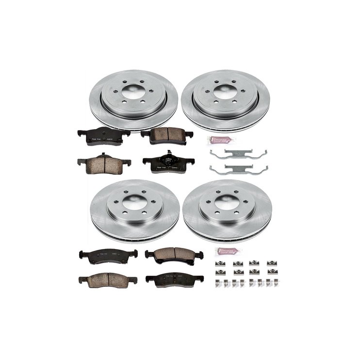 Autospecialty By Power Stop 1-Click Daily Driver Brake Kits