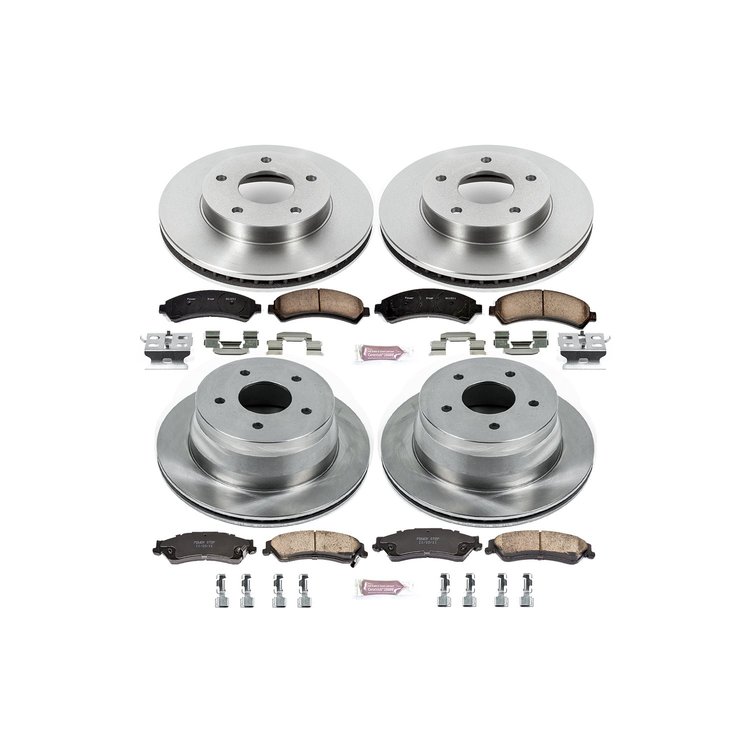 Autospecialty By Power Stop 1-Click Daily Driver Brake Kits