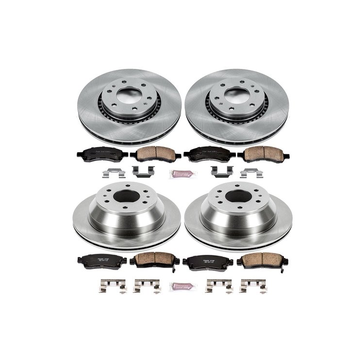 Autospecialty By Power Stop 1-Click Daily Driver Brake Kits