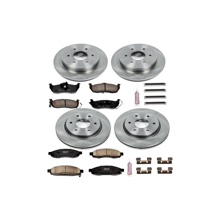 Autospecialty By Power Stop 1-Click Daily Driver Brake Kits
