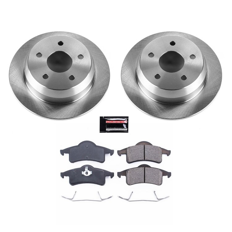 Z16 Ceramic Brake Pads & OE Rotors Front
