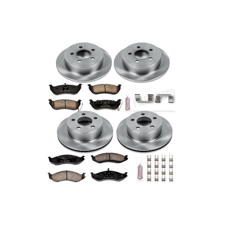 Autospecialty By Power Stop 1-Click Daily Driver Brake Kits