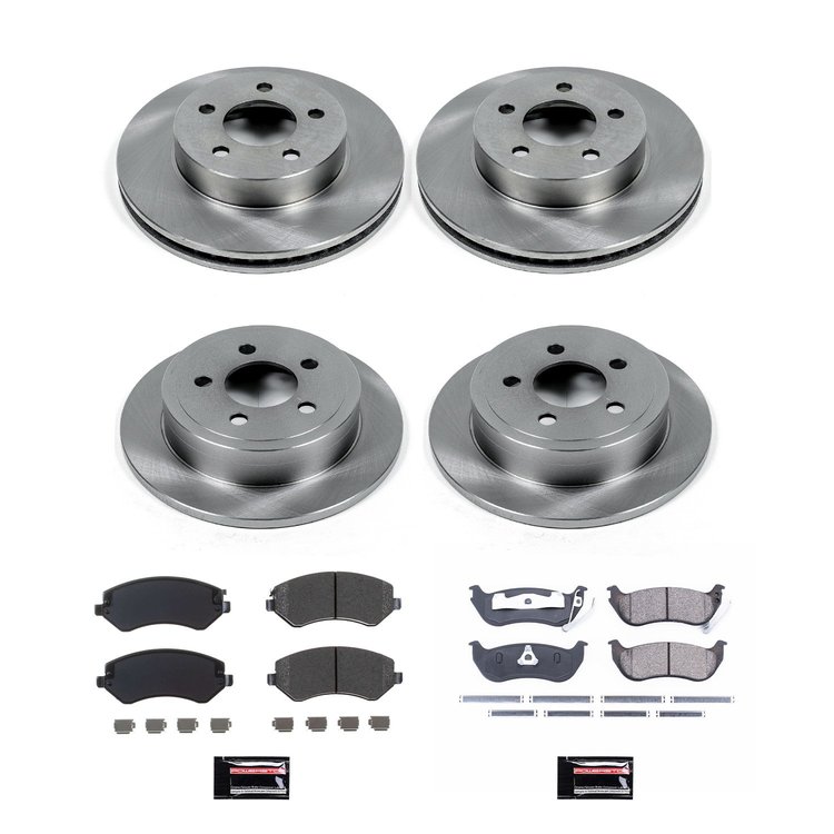 Autospecialty By Power Stop 1-Click Daily Driver Brake Kits