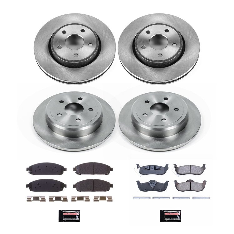 Autospecialty By Power Stop 1-Click Daily Driver Brake Kits