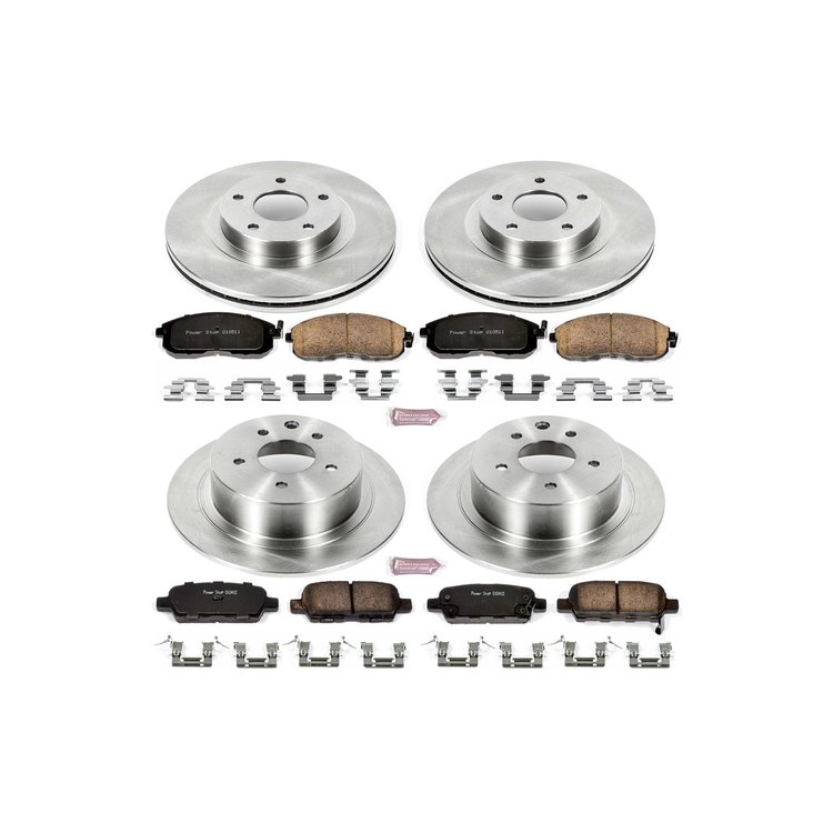 Autospecialty By Power Stop 1-Click Daily Driver Brake Kits