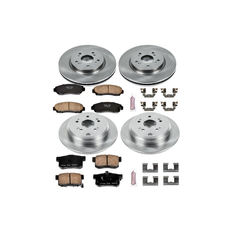 Autospecialty By Power Stop 1-Click Daily Driver Brake Kits