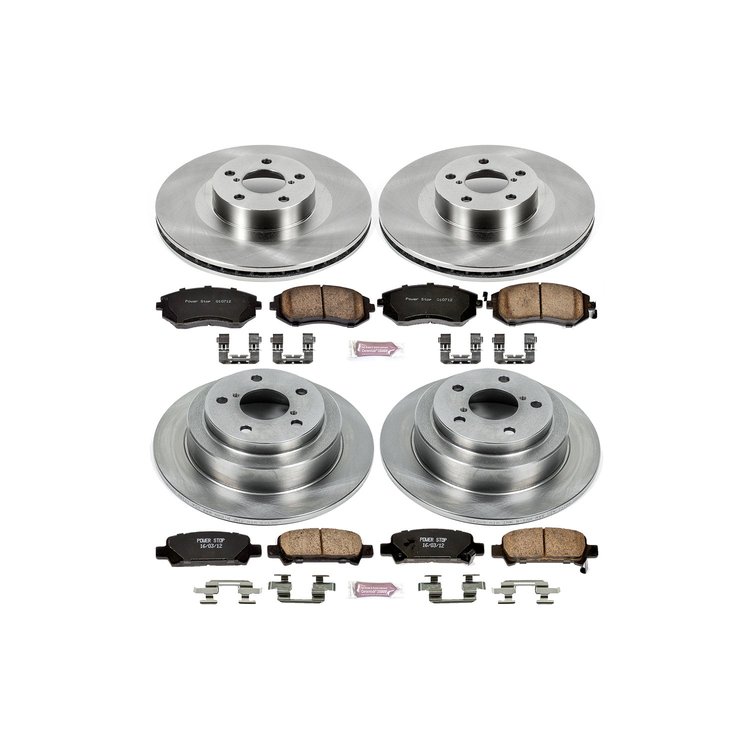 Autospecialty By Power Stop 1-Click Daily Driver Brake Kits