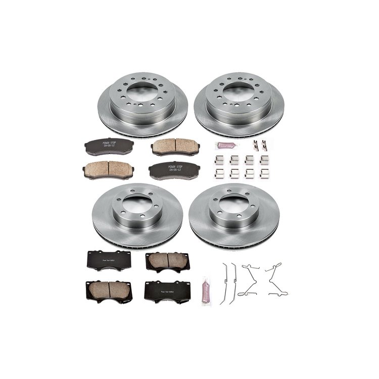 Autospecialty By Power Stop 1-Click Daily Driver Brake Kits