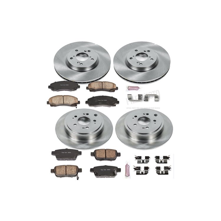 Autospecialty By Power Stop 1-Click Daily Driver Brake Kits