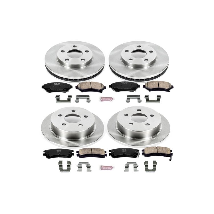 Autospecialty By Power Stop 1-Click Daily Driver Brake Kits