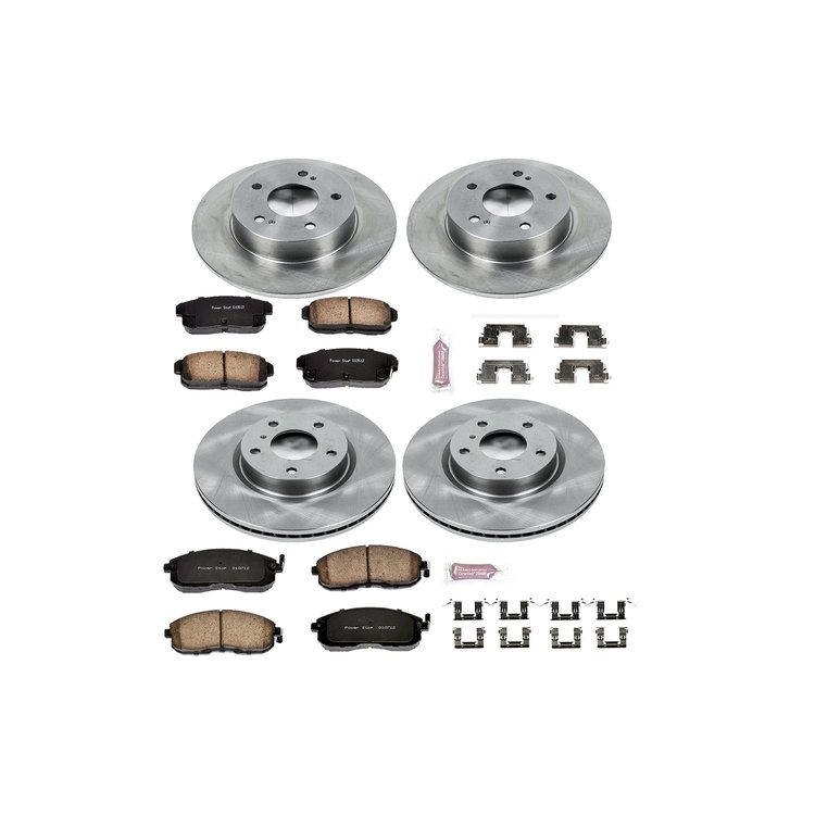 Autospecialty By Power Stop 1-Click Daily Driver Brake Kits