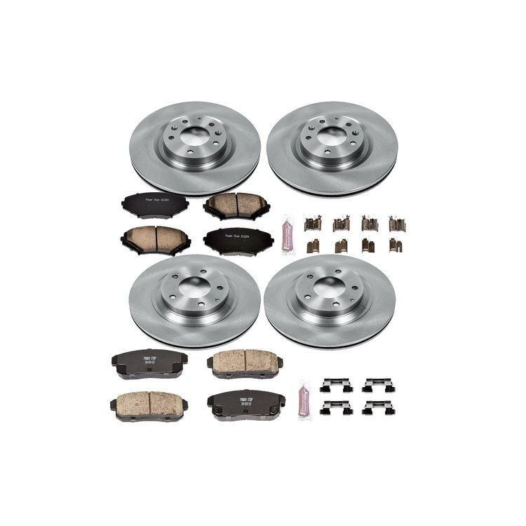 Autospecialty By Power Stop 1-Click Daily Driver Brake Kits