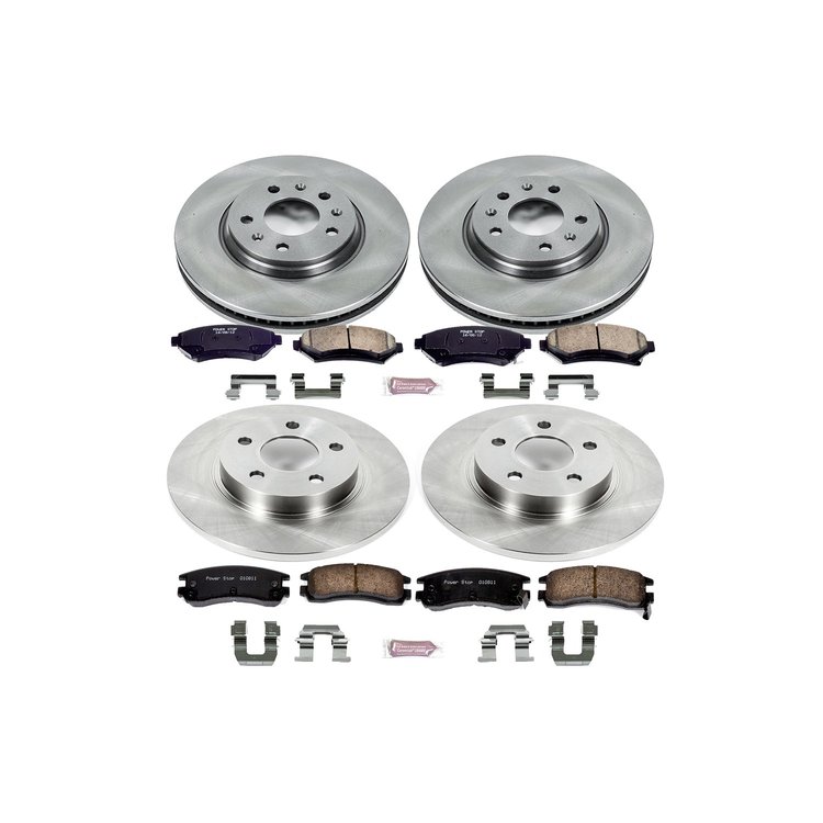 Autospecialty By Power Stop 1-Click Daily Driver Brake Kits