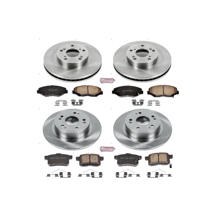 Autospecialty By Power Stop 1-Click Daily Driver Brake Kits