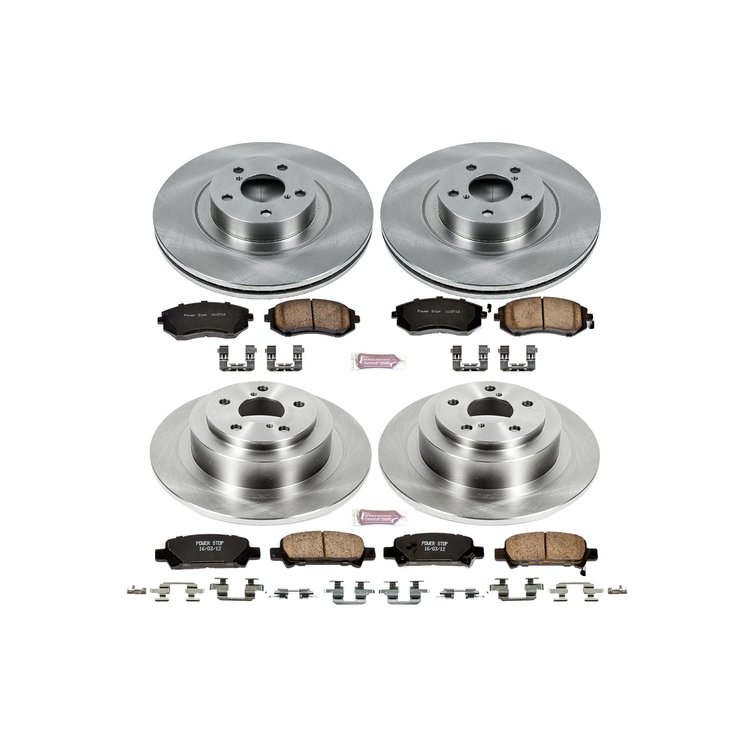 Autospecialty By Power Stop 1-Click Daily Driver Brake Kits
