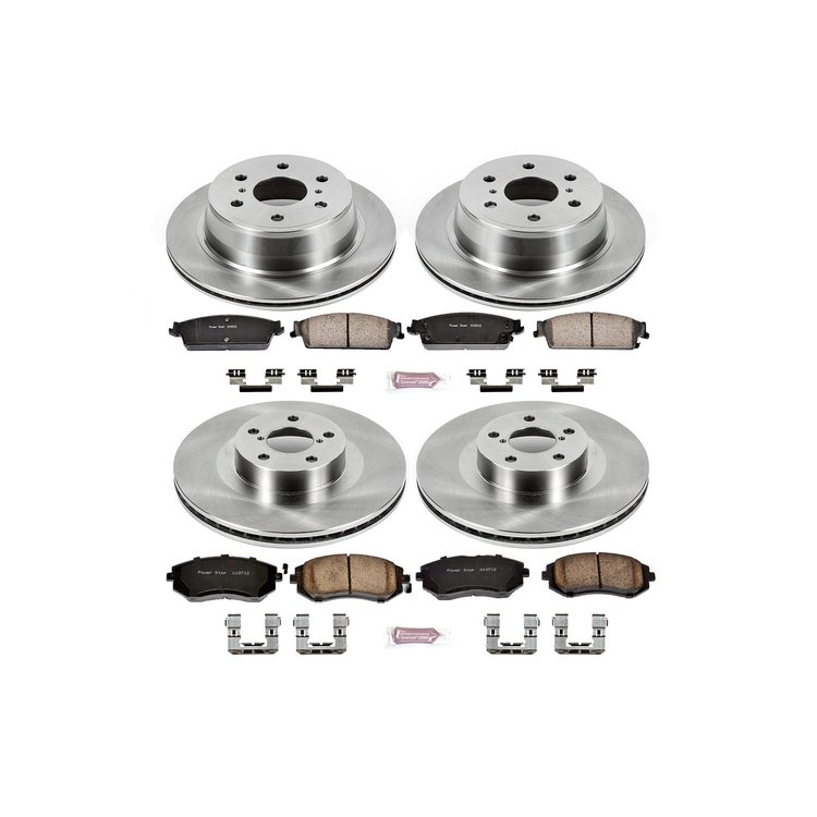 Autospecialty By Power Stop 1-Click Daily Driver Brake Kits
