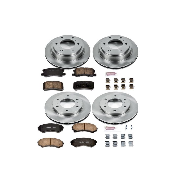 Autospecialty By Power Stop 1-Click Daily Driver Brake Kits