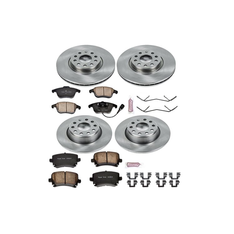 Autospecialty By Power Stop 1-Click Daily Driver Brake Kits