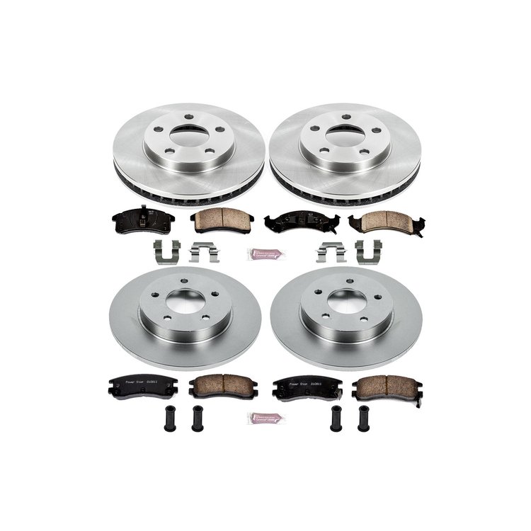 Autospecialty By Power Stop 1-Click Daily Driver Brake Kits