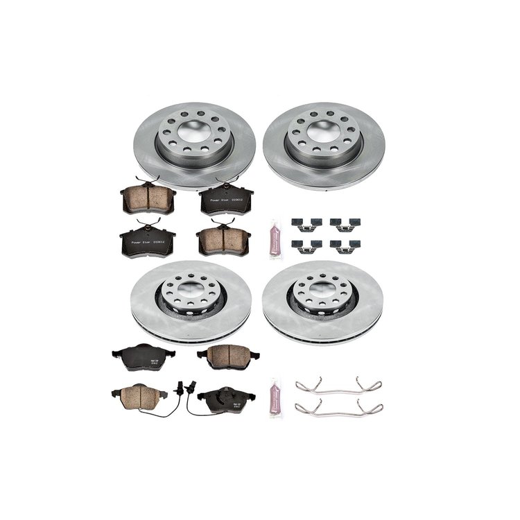Autospecialty By Power Stop 1-Click Daily Driver Brake Kits