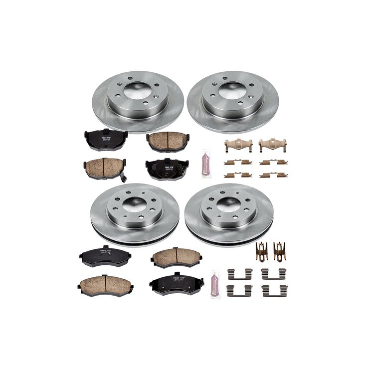 Autospecialty By Power Stop 1-Click Daily Driver Brake Kits