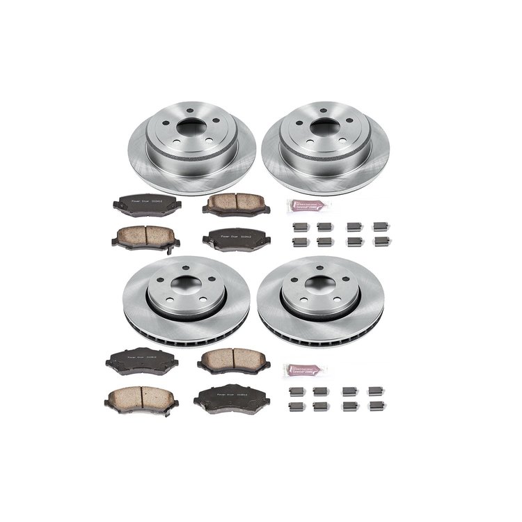Autospecialty By Power Stop 1-Click Daily Driver Brake Kits