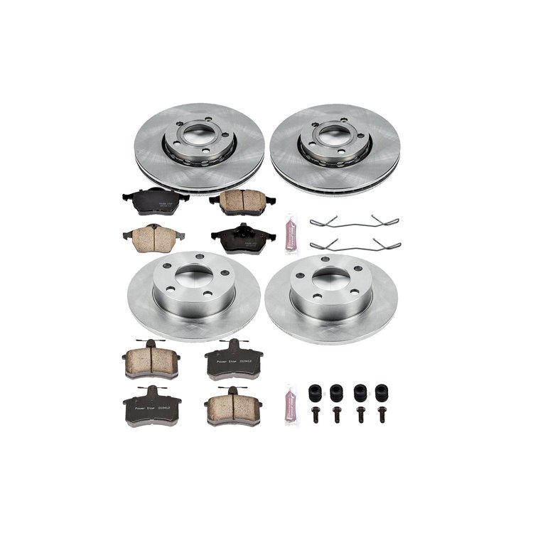 Autospecialty By Power Stop 1-Click Daily Driver Brake Kits