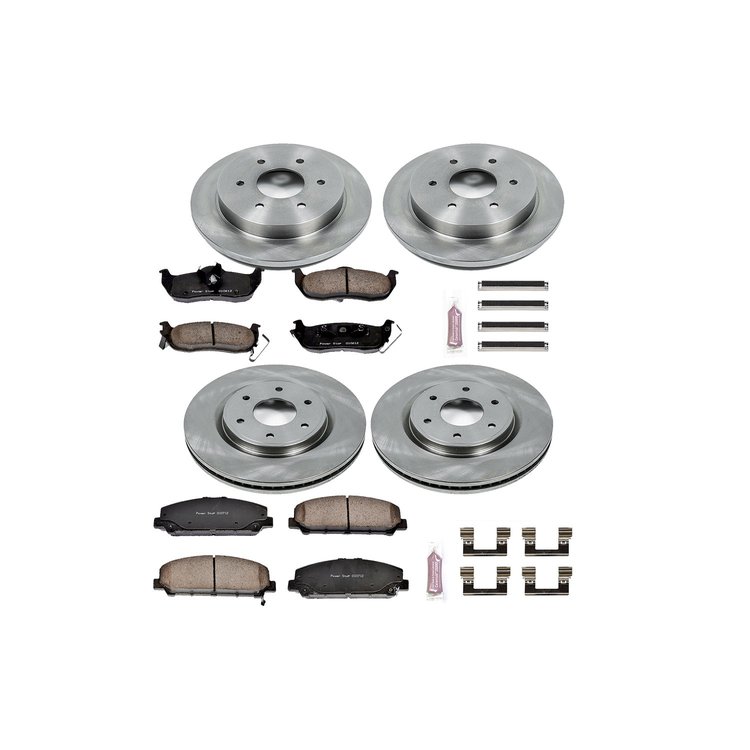 Autospecialty By Power Stop 1-Click Daily Driver Brake Kits