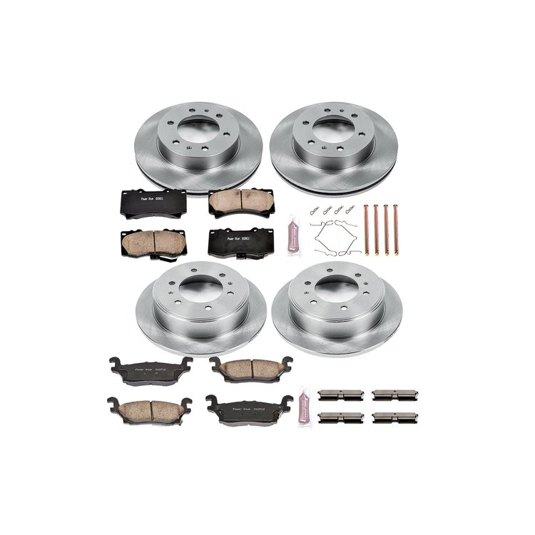 Autospecialty By Power Stop 1-Click Daily Driver Brake Kits
