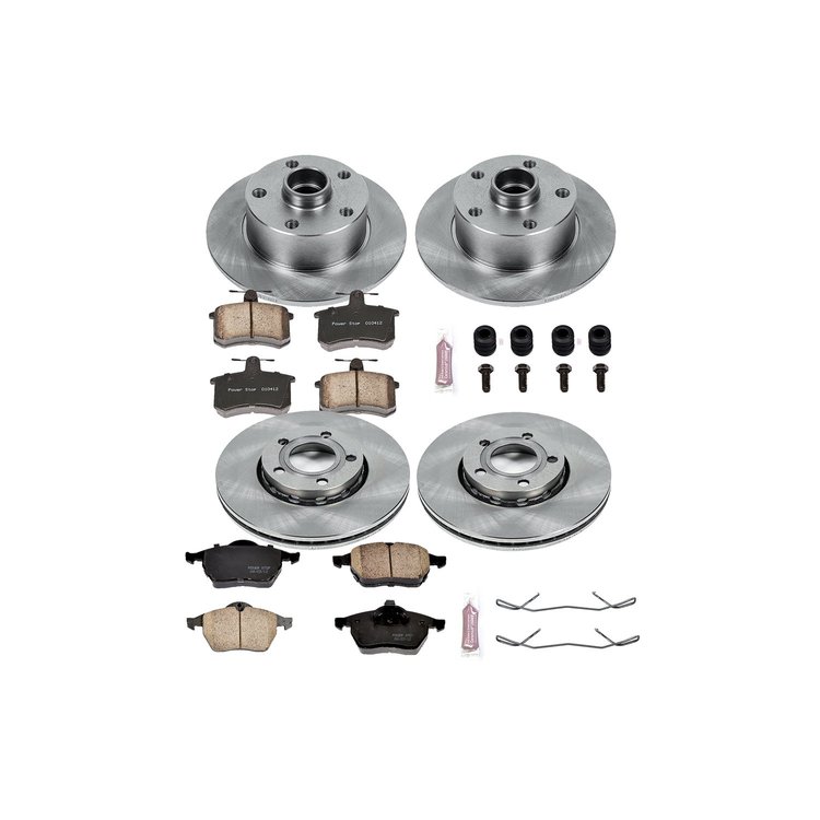 Autospecialty By Power Stop 1-Click Daily Driver Brake Kits
