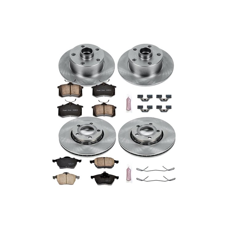 Autospecialty By Power Stop 1-Click Daily Driver Brake Kits
