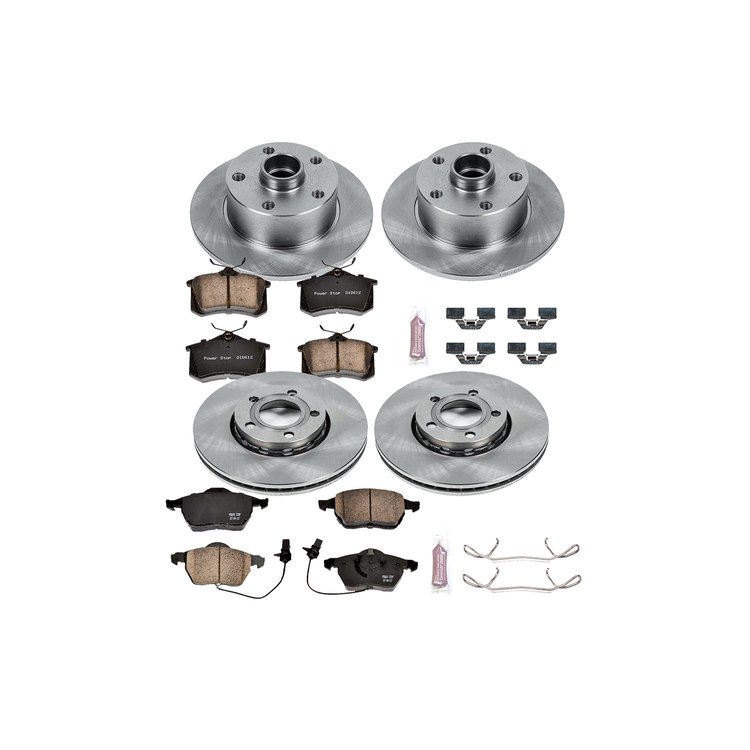Autospecialty By Power Stop 1-Click Daily Driver Brake Kits
