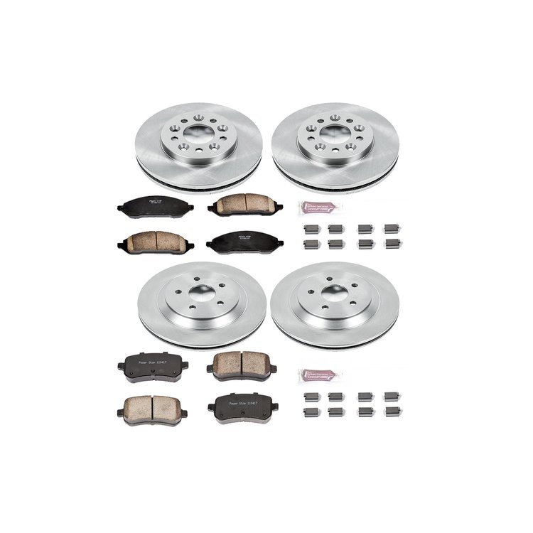 Autospecialty By Power Stop 1-Click Daily Driver Brake Kits