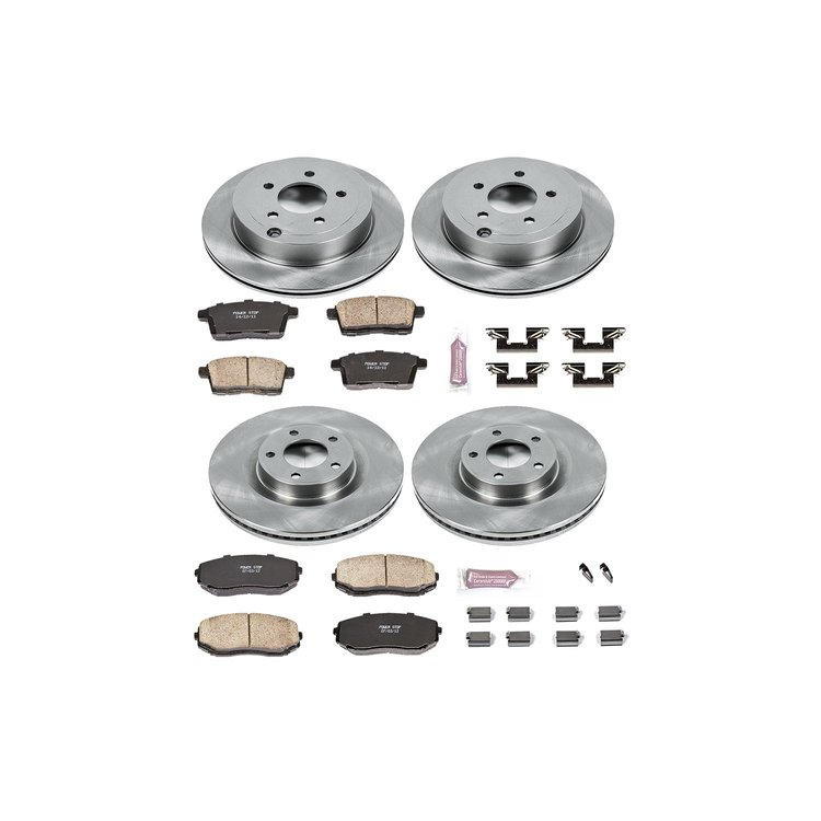 Autospecialty By Power Stop 1-Click Daily Driver Brake Kits