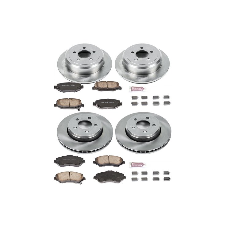 Autospecialty By Power Stop 1-Click Daily Driver Brake Kits
