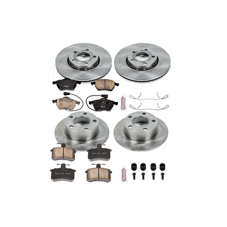 Autospecialty By Power Stop 1-Click Daily Driver Brake Kits